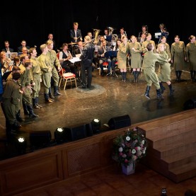 Артисты Калужской филармонии выступили в Центральном Доме Российской Армии.
