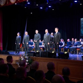 Артисты Калужской филармонии выступили в Центральном Доме Российской Армии.