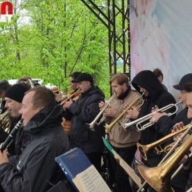 Губернский духовой оркестр выступил 1 мая!