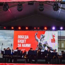 Губернский духовой оркестр в Людиново.