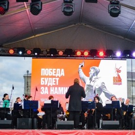 Губернский духовой оркестр в Людиново.