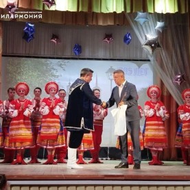 Артисты филармонии поздравили жителей города Мосальск с 795-летием!