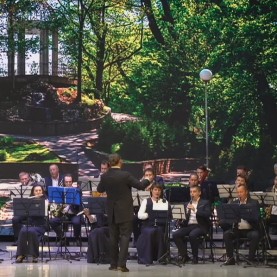 Состоялась онлайн-трансляция концерта Губернского духового оркестра.