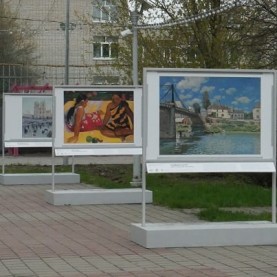 Открытие выставки «Шедевры импрессионизма» в сквере Калужской филармонии.