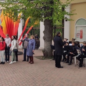 Губернский духовой оркестр выступил в честь Дня Весны и Труда!