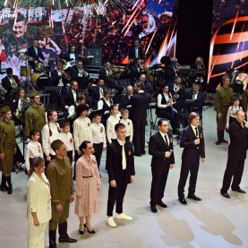Праздничный концерт в преддверии Дня Победы.