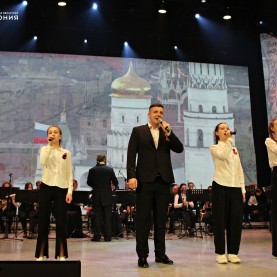 Праздничный концерт в преддверии Дня Победы.