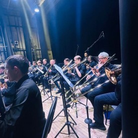 Губернский духовой оркестр выступил в Обнинске.