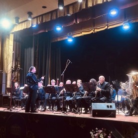 Губернский духовой оркестр выступил в Обнинске.
