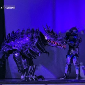 Яркое шоу «Трансформеры на планете пузырей».