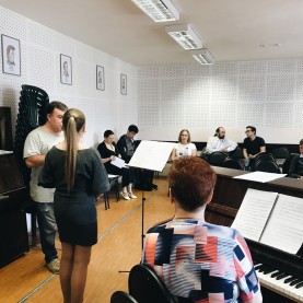 Ксения Башмет и Александр Плисковский провели мастер-классы в Калужской филармонии.