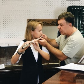 Ксения Башмет и Александр Плисковский провели мастер-классы в Калужской филармонии.