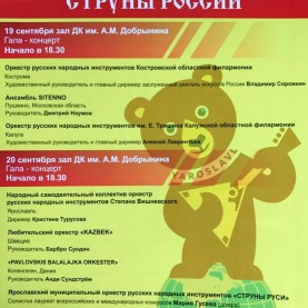 Оркестр русских народных инструментов принял участие в фестивале «Струны России».