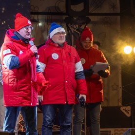 Артисты филармонии выступили на открытии проекта «Калуга – Новогодняя столица России».