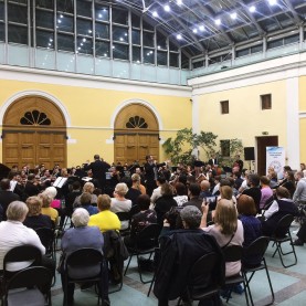 Артисты Калужской филармонии выступили в Государственном музее А. С. Пушкина.