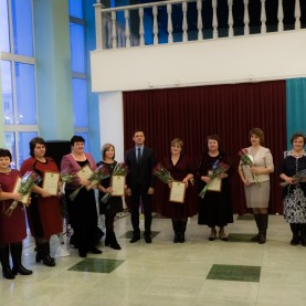 Торжественное награждение победителей федерального и областного конкурсов.