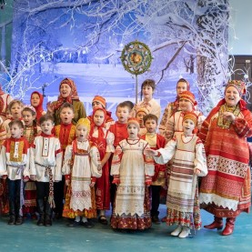 В филармонии прошла Рождественская ёлка Калужской епархии.